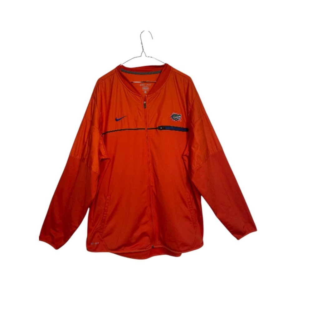 Nike‎ Florida Gators Lightweight Full-Zip Windbreaker Jacket Orange Team Gear XL